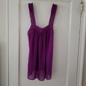 Purple babydoll nightgown